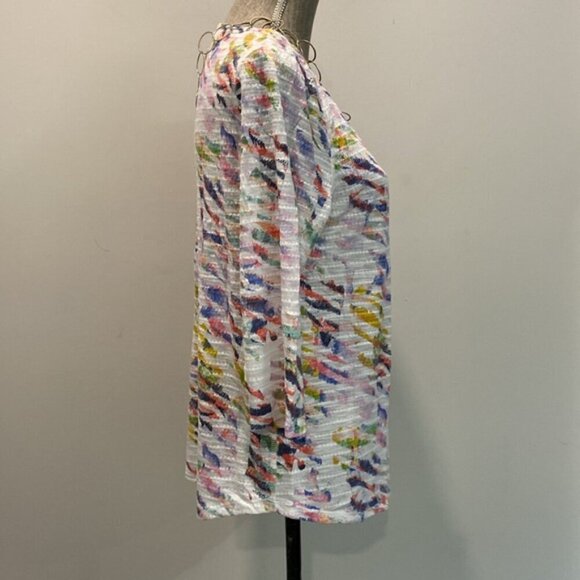 Tribal Multi-Color Sleeved Tee Size Large - Picture 9 of 15